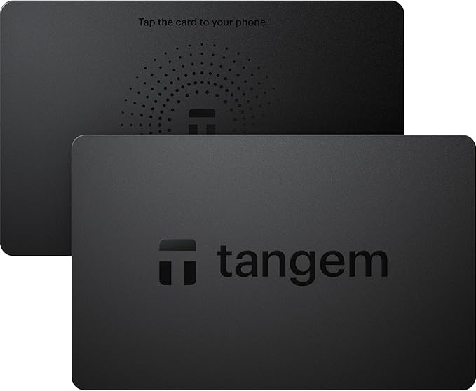 TANGEM Wallet Pack of 2 - Secure Crypto Wallet - Trusted Cold Storage for Bitcoin, Ethereum, NFT's & More Coins - 100% Offline Hardware Wallet