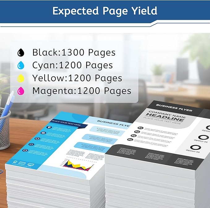 218A Toner Cartridges 4 Pack(with chip) Comaptible with 218A W2180A 218X W2180X, Works with Color Pro 3201 MFP 3301 Series 3201dw MFP 3301cdw 3301fdw 3301sdw(Black Cyan Yellow Magenta)