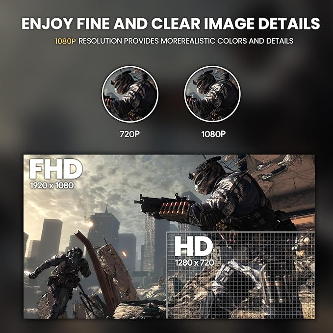 CRUA 27" Curved Gaming Monitor, FHD 1920x1080P, 144Hz/180Hz Computer Monitor, 1800R VA Screen, 120% sRGB, AMD FreeSync, HDMI & DP, Wall Mount Install- Black