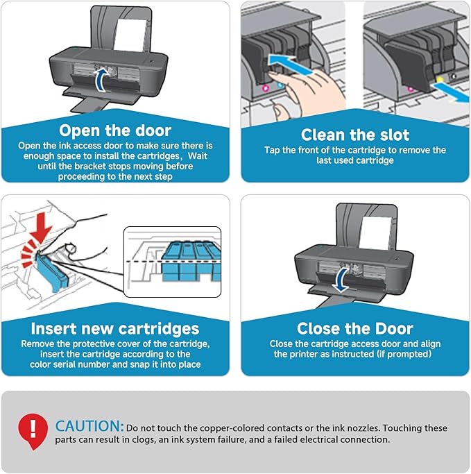 952XL Ink Cartridges Replacement for HP 952 XL Combo Pack HP952XL Printer 8710 7740 Compatible for HP952 Officejet Pro 8702 8720 8210 7720 8715 8730 8740 8216 8725 8700 8200 Black Cyan Magenta Yellow