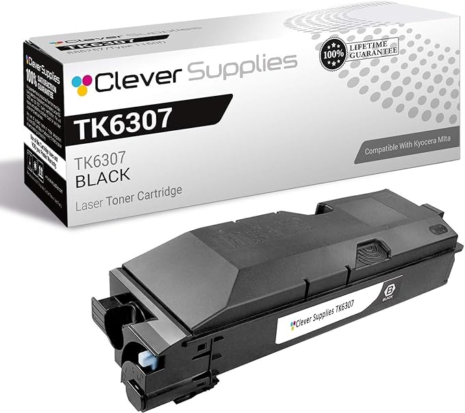 CS Replacement Toner Cartridge Compatible with Kyocera-Mita TK6307 Black TASKalfa 3500i, TASKalfa 3501i, TASKalfa 4500i, TASKalfa 4501i, TASKalfa 5500i, TASKalfa 5501i Black
