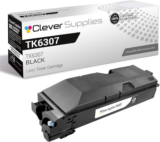 CS Replacement Toner Cartridge Compatible with Kyocera-Mita TK6307 Black TASKalfa 3500i, TASKalfa 3501i, TASKalfa 4500i, TASKalfa 4501i, TASKalfa 5500i, TASKalfa 5501i Black