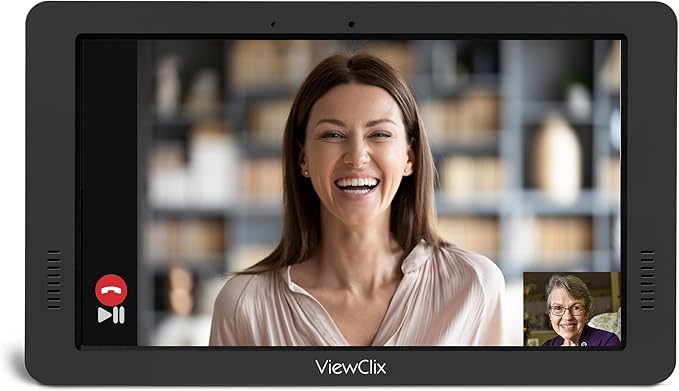 Smart Frame by ViewClix, The Digital Picture Frame with Video Calling | Share Photos & Videos | Add Captions | Designed for Grandparents | Share from Phone | 1 Month Membership Included, 15.6”