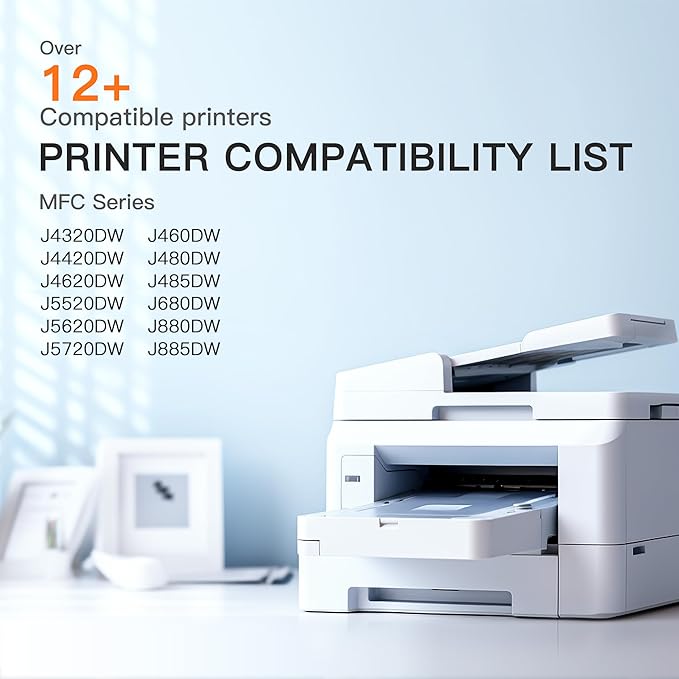 E-Z Ink LC203XL Compatible Ink Cartridges Replacement for Brother LC203 XL LC201 to use with MFC-J480DW MFC-J880DW MFC-J4420DW MFC-J680DW MFC-J885DW (Black, Cyan, Magenta, Yellow, 10 Pack)