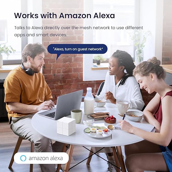 Tenda Nova Mesh WiFi System MW6 - Covers up to 2400 sq.ft - AC1200 Whole Home WiFi Mesh System - Gigabit Dual-Band Mesh Network for 90 Devices - Replaces Wireless Router and WiFi Extender - 2-Pack