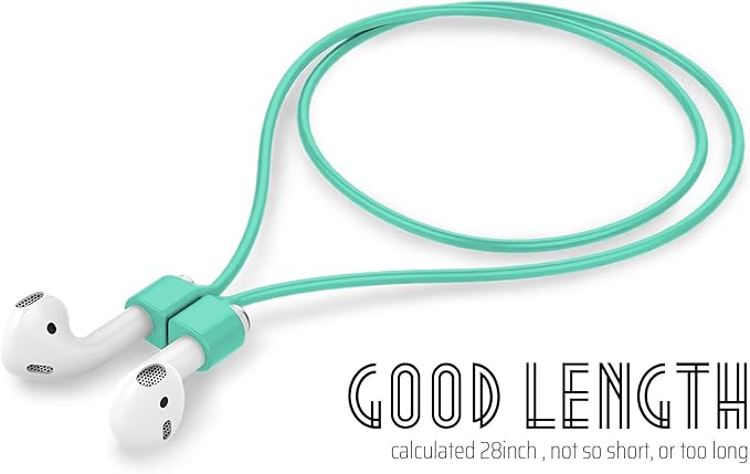 Ultra Strong Magnetic Airpod Pro Strap Anti-Lost Cord Sports Lanyard Compatible with Airpods 3rd 2nd Generation Pro 3 2 1 (3 Mint)