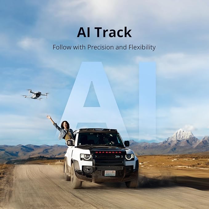 Potensic Atom 2 Drone with Camera for Adults 4K HDR Video, 8K Photo, Under 249g, 3-Axis Gimbal, 10KM Transmission, AI Track, Vertical Shooting, AI Night Shot, QuickShots, Standard Kit (32-Min Flight)