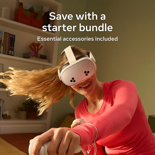 Meta Quest 3S 256GB | Batman: Arkham Shadow Included — 30+ Games Included with Meta Horizon+ Access with Starter Bundles — Play More for Less