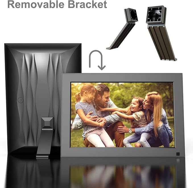 Digital Photo Frame 10.1-Inch WiFi Digital Picture Frame - 1280x800 IPS Touch Screen, 16GB, Auto Rotate, Motion Sensor, Easy Setup to Share Photos/Videos via VPhoto APP - Gift for Family and Friends