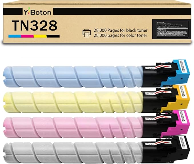 High Yield TN328 TN626 TN330 TN628 TN328K TN328C TN328M TN328Y Toner Cartridge Compatible for Konica Minolta Bizhub 300i 360i 250i 7130i 550i 650i 450i C361i C251i C301i C451i C551i C651i Printer