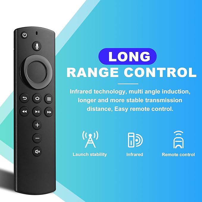 Vioce Remote Control Replacement for Fire Smart TV Stick - TV Stick (2nd Gen/4K/Lite/2020 Release), Not for Insignia/Toshiba/Pioneer Smart TV, for TV Cube(1st Gen and 2nd Gen)