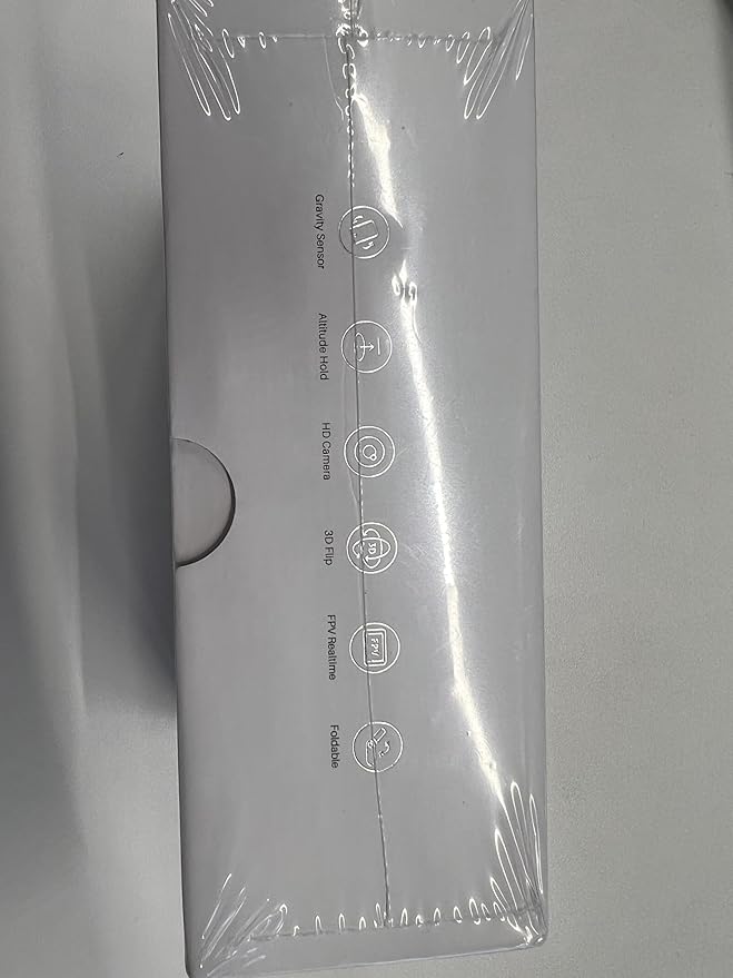 X300C Mini Drone with Camera 720P HD FPV, RC Quadcopter Foldable Drone With Altitude Hold, 3D Flip, Headless Mode, Gravity Control and 2 Batteries, Gifts for Kids, Adults, Beginner (White)