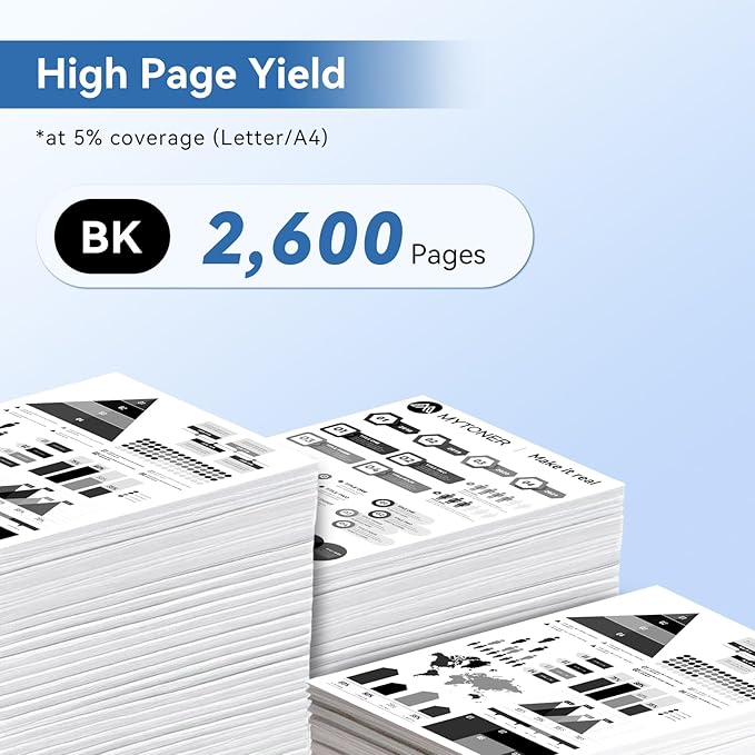 MYTONER Compatible Toner Cartridge Replacement for Brother TN660 TN-660 TN630 TN-630 Toner Cartridge for HL-L2300D HL-L2380DW HL-L2320D DCP-L2540DW MFC-L2700DW MFC-L2685DW Printer (2 Pack)