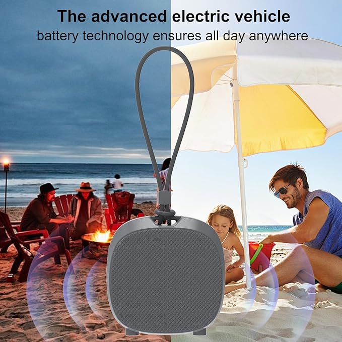 Bluetooth Speaker Portable Media Players Clear Loud Stereo Sound Deep Bass Wireless Speaker With Lights TWS IPX5 Waterproof Small Speakers Long Playtime for Home/Party/Outdoor/Beach Electronic Gadgets