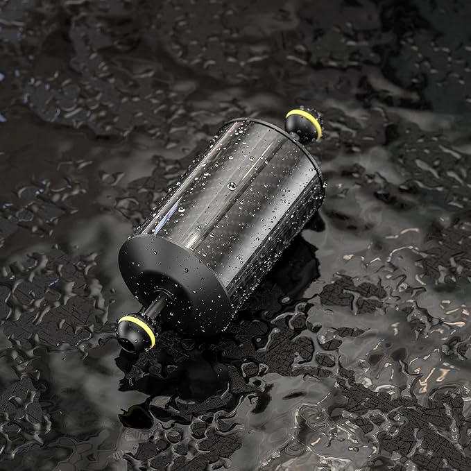 Sea frogs Carbon Fiber Float Arm D80mm, 8'', for Ultralight, Aquatic Arm, Buoyancy Provided 600g, Underwater Camera System Diving Tray Video Light/Strobe GA-10