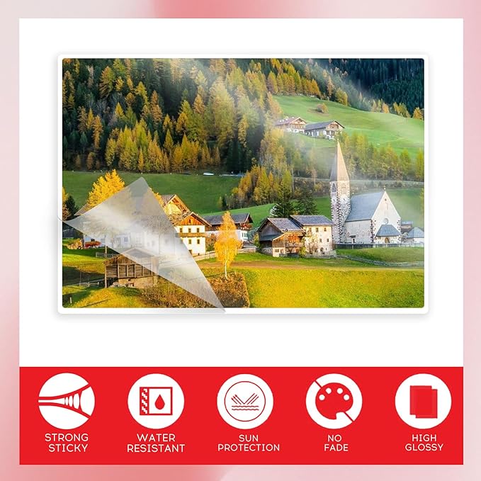 50 Pack Self Sealing Laminating Pouches for Small Business Card,Waterproof Self-Adhesive Laminating Pouches,2.6x3.9 Inches, 10 Mil Thickness, No Laminator Machine Needed