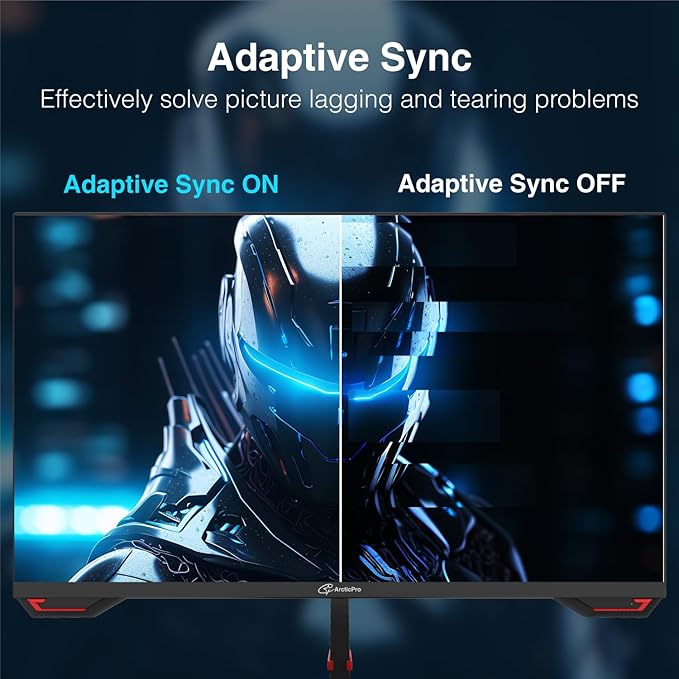 27inch Gaming Monitor 180Hz, IPS, FHD 1080p, 1ms Response Time, Adaptive sync, PC Computer Monitor, 3-Sided Frameless, Ultra Slim, 130% sRGB, Bluelight Filter, DP*1, HDMI*1