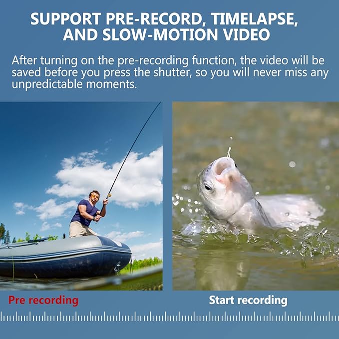 Helmet Action Camera – 4K Ultra HD 16MP Waterproof Sports Cam, 145° Wide-Angle, Includes Helmet Mount & Accessories for Motorcycle, Bike & Outdoor Adventures(can Connect Phone via WiFi)