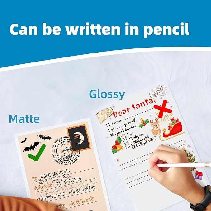 Uinkit Matte Thermal Laminating Sheets, 9 x 11.5 Inches 3 Mil Clear Anti-Glare with Matte Finish 30 Pack Fitted for Letter Size Laminating Pouches 8.5 x 11 inches