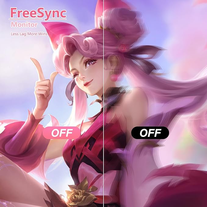 Pink Curved Gaming Monitor 180Hz 1ms,Frameless 1080P Gaming Monitor 27 inch,4000:1 Contrast Ratio,FreeSync Crosshair/Timer/FPS/RTS,Tilt Adjustable(DP Cable Included)