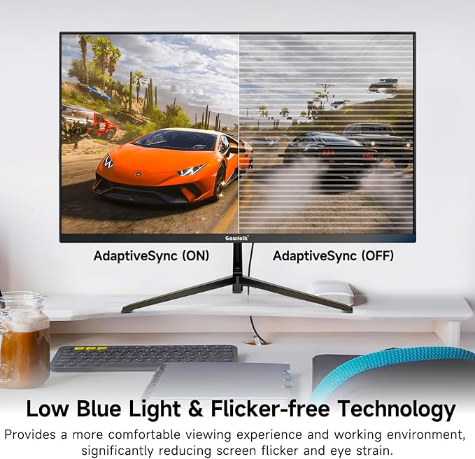 27 Inch 4K Monitor IPS 60Hz, UHD 3840 x 2160p PC Monitors, Computer Dispaly for Home & Office, Support HDMI & DP, Wall Mount Compatible