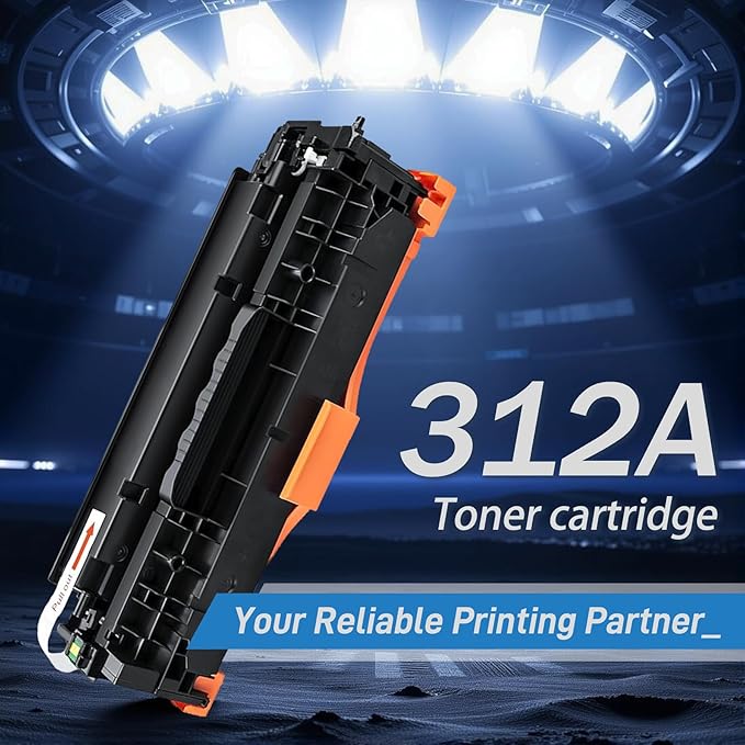 312A Cyan Toner Cartridge Replacement for HP 312A Toner for Color Laser Pro MFP M476dn M476dw M476nw Printer , (1 Pack,CF381A)