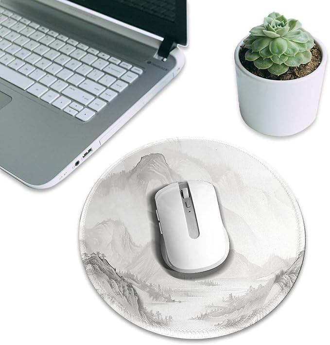 8 Pcs Custom Round Mouse Pad Small, Personalized Cool Mouse Pad with Picture, Customized Small Mousepad, Personalized Gifts for Him, 8in*8in