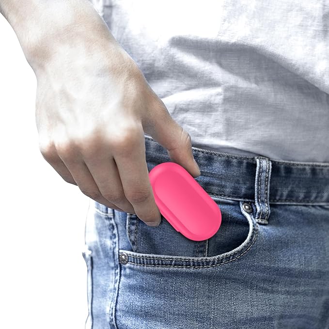 kurdene Wireless Earbuds Bluetooth 5.3 in Ear Buds Light-Weight Headphones,Deep Bass Sound,Built-in Mics Headset,Clear Calls Earphones for Sports Workout Hot Pink