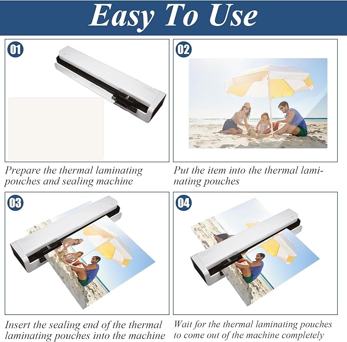 QTLCOHD 300 Pack 3 Mil Laminating Sheets, 9 x 11.5 Inch Thermal Laminator Pouches Holds, Clear Lamination Paper for Craft, Office and School Supplies