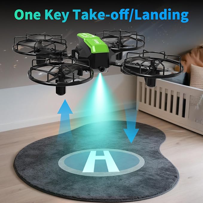 LE-IDEA Detachable Drone with Fun Competitive Mode, IDEA9 Mini Drone with Headless Mode 360° Flips, RC Quadcopter With 2 Batteries, Assembling Educational Aircraft Easy to fly for Beginners