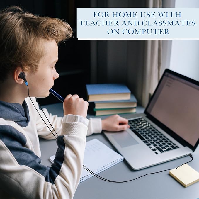 Kanayu 100 Pack Wired Earbuds Bulk for Classroom Ear Headphones Wired Basic Student Earbuds No Microphone with 3.5mm Jack for Kids Class Laptop School Library, Individually Bagged(Blue)