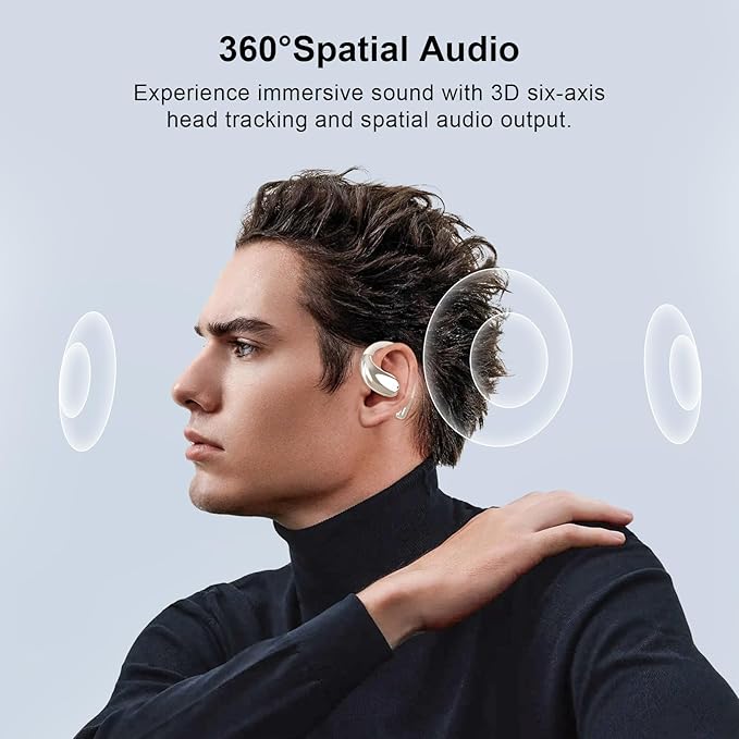 AI Translation Earbuds Real Time, 164 Language Translator Earbuds OWS 3-in-1 Translation Headphones, Translation Device for Travel Business Learning Compatible with iOS and Android,Khaki