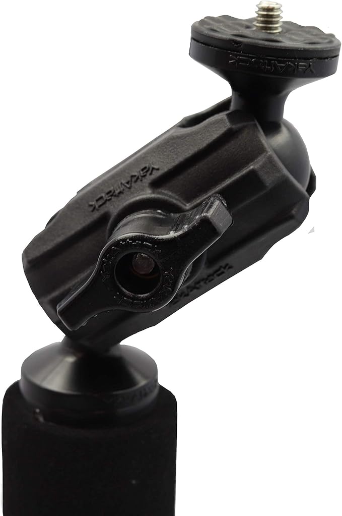 YakAttack PanFish Pro Camera Mount | 33" Floating Camera Pole with LockNLoad Base | Compatible with GoPro & 1/4"-20 Cameras | Rigid & Lightweight for Kayak Mounting | Made in USA