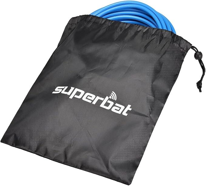 Superbat SDI Cable BNC Cable 3G/6G/12G SDI Cable 40ft (Belden 1694A Cable Blue) Supports HD-SDI/3G-SDI/4K/8K Monitor，Precision SDI Video Cable