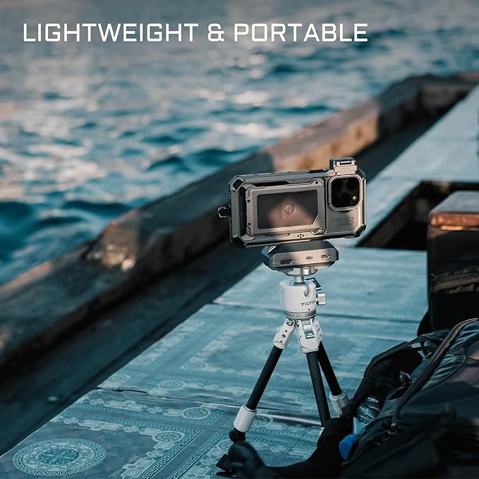 Tilta BT03 Tabletop Tripod | Ball Head with 1-Stage Carbon Fiber Tripod Legs (3KG) (Forest Green, Extendable Edition)