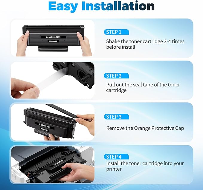 B230 B225 B235 Toner Cartridges 1 Pack Compatible with Xerox B230 006R04399 006R04400 006R04401 for B225 B235 B230 B225DNI B235DNI B230DNI Printers (with Chip)