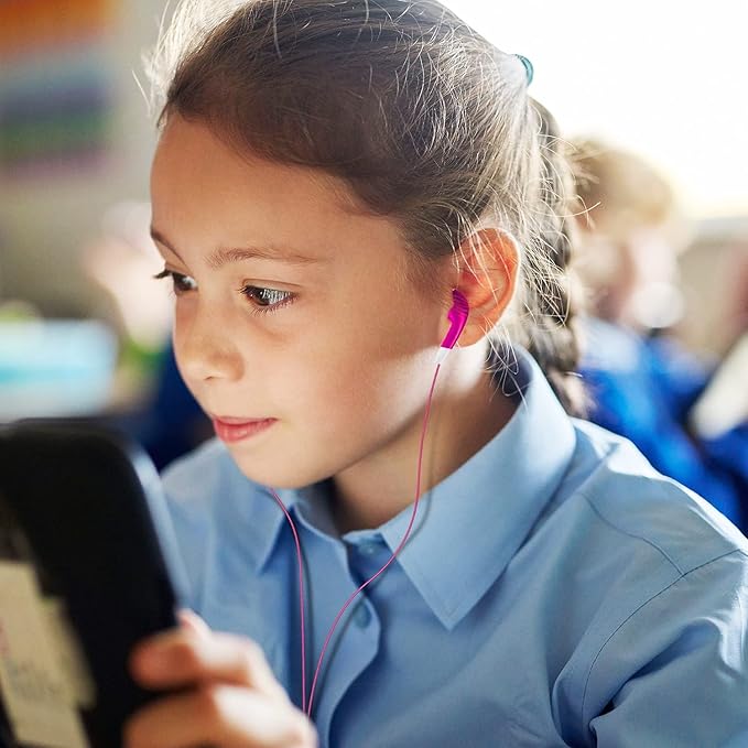 Earbuds Bulk for Kids Students School Classroom 30 Pack, Wholesale Disposable Earphones Headphones for Computers Chromebook iPad PC Android Phone, Fits All 3.5mm Interface