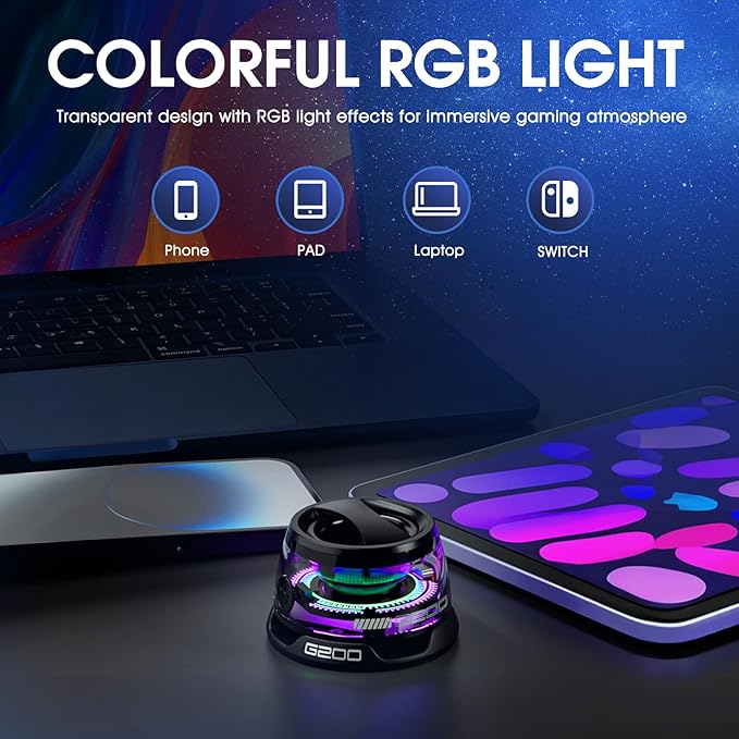 Magnetic Bluetooth Speakers,Small Bluetooth Speaker with Multi-RGB Color Light and Phone Holder for Metal Surface, Perfect Mini Speaker for Shower,Room,Bike,Car,Outdoor Gifts for Teens