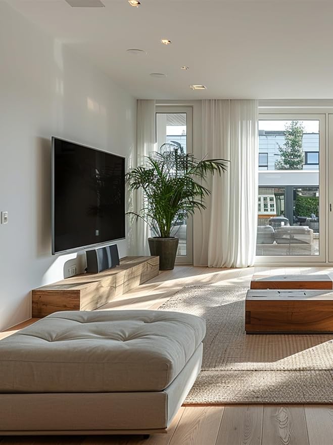 USX Mount Full Motion TV Wall Mount for Most 42-86 inch Flat Screen/LED/4K, TV Mount Bracket Dual Swivel Articulating Tilt 6 Arms, Max 16" Wood Studs, VESA 600x400mm, Holds up to 132lbs