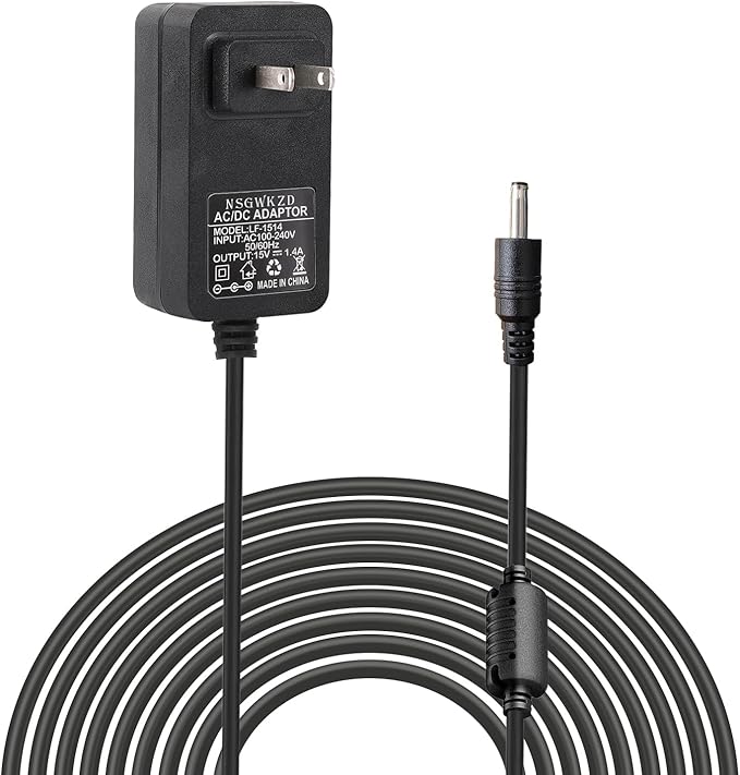 21W Alexa Power Cord Replacement for Echo Show 1st Gen (MW46WB), Wall AC Adapter Charger Cable 6 ft