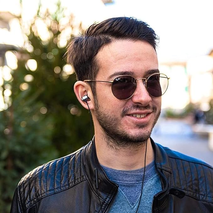 LUDOS Clamor USB C Headphones for iPhone 17 16 15 Pro Max Plus Air iPad Pro, 5 Years Warranty, USB-C Earbuds for Samsung Galaxy S24 S23 Ultra S22 S21 FE S20 A55 A54 A53, USB Type C Earphones - Grey