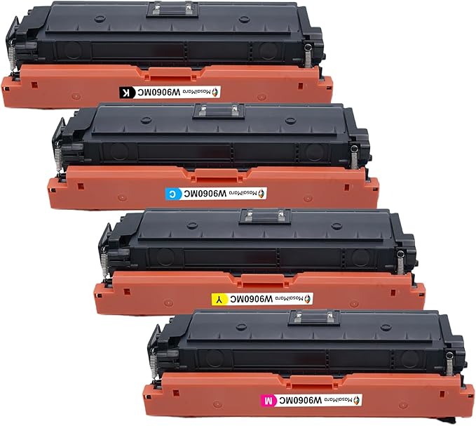 MasaiMara W9060MC W9061MC W9062MC W9063MC Compatible Toner Cartridges Replacement for HP Color Managed E55040 E55040DW E57540dn E57540 E57540C Printer(Black, Cyan, Magenta, Yellow, 4-Pack)