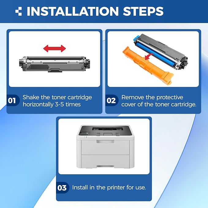 TN229XL Toner Cartridge Set 4-Pack Replacement for Brother TN-229XL TN229 XL Black MFC-L3720CDW MFC-L3780CDW HL-L3220CDW HL-L3280CDW HL-L3300CDW HL-L3295CDW L8245CDW MFC-L8395CDW L3765CDW Printer Ink