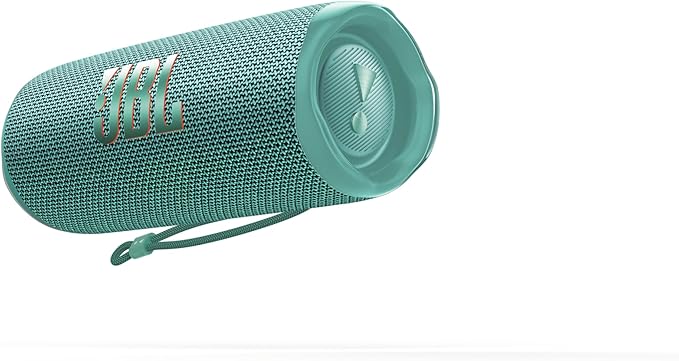 JBL Flip 6 - Portable Bluetooth Speaker, powerful sound and deep bass, IPX7 waterproof, 12 hours of playtime, JBL PartyBoost for multiple speaker pairing for home, outdoor and travel (Teal)