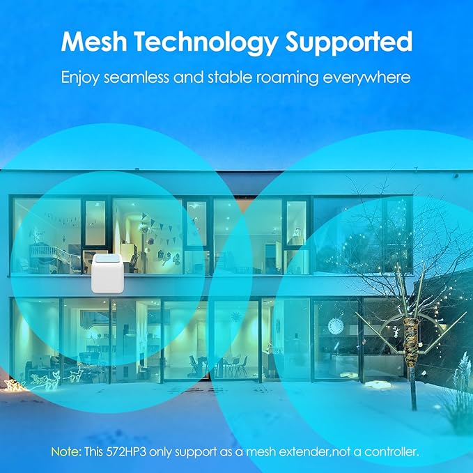 WAVLINK AC1200 Outdoor WiFi Extender, Weatherproof Dual Band Wireless Outdoor Access Point with POE, High Power Long Range WiFi Extender Signal Booster, 4x7dBi Antennas, AP/Router/Repeater Mode