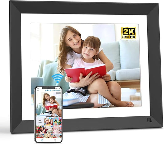 FULLJA 2K 32GB 11-inch Wireless Digital Picture Frame - Smart Digital Photo Frame with IPS Touch Screen, Full Functions, Easily Share Photos/Video Clips via App, Gifts for Christmas