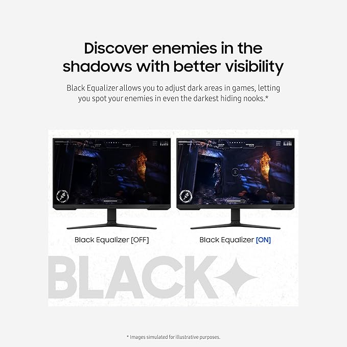 Samsung 27-Inch Odyssey G3 (G30D) Series FHD Gaming Monitor, 1ms, 180Hz, AMD FreeSync, Adjustable Stand, Black Equalizer, Virtual Aim Point, Eye Saver Mode, Flicker-Free, LS27DG302ENXZA
