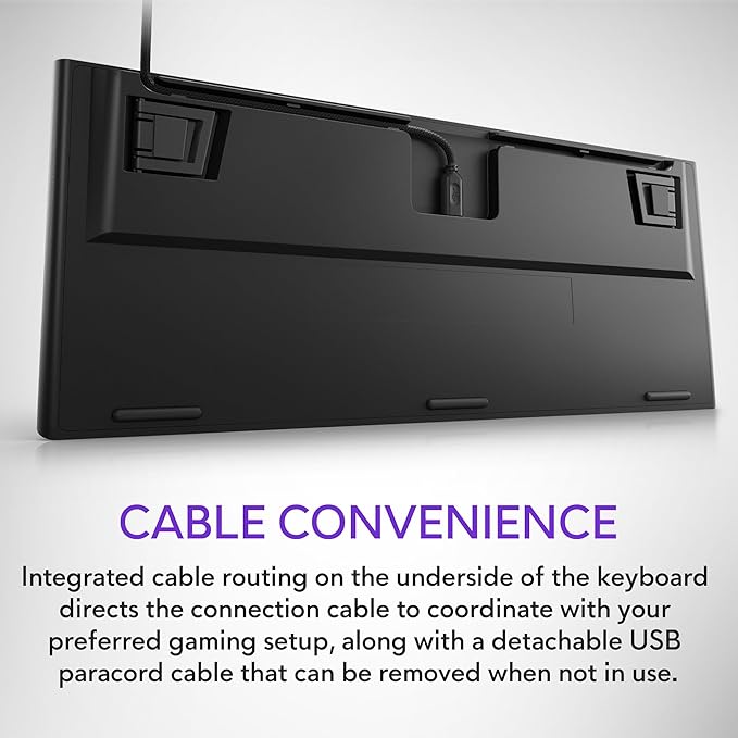 Alienware Tenkeyless Gaming Keyboard - AW420K - Dark Side of The Moon - Wired, Programmable, Cherry MX Red, USB, AlienFX RGB / 16.8 Million Colours