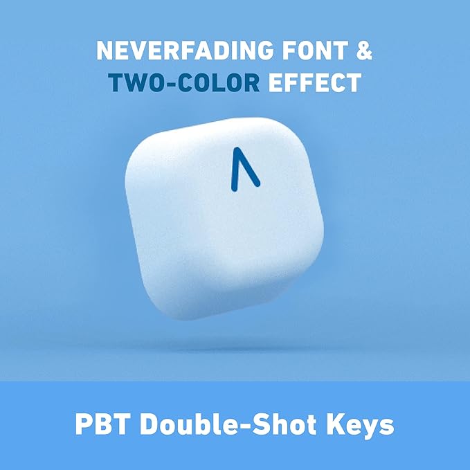 AZIO IZO Wireless Mechanical Calculator & Number Pad - Bluetooth 5.0 & USB, Gateron-Blue Mechanical Switch, 9 Backlight Modes, Rechargeable, PC & Mac Compatible, Blue Iris (IN105)