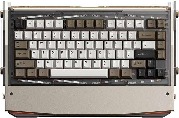 Black Diamond 75 v2 RGB Wireless Mechanical Gaming Keyboard, 2.4G 2ms Latency, Tri-Mode Connection, Leaf Spring Mount, Custom Internals, Hotswapable Switch